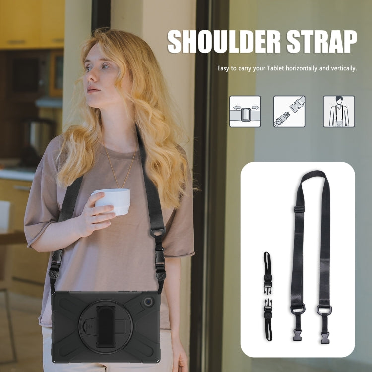 For Samsung Galaxy Tab A8 10.5 2021 Silicone + PC Tablet Case(Black) - Other Galaxy Tab PC by buy2fix | Online Shopping UK | buy2fix