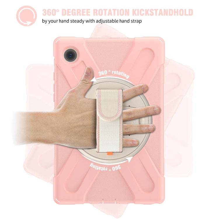 For Samsung Galaxy Tab A8 10.5 2021 Silicone + PC Tablet Case(Rose Gold) - Other Galaxy Tab PC by buy2fix | Online Shopping UK | buy2fix