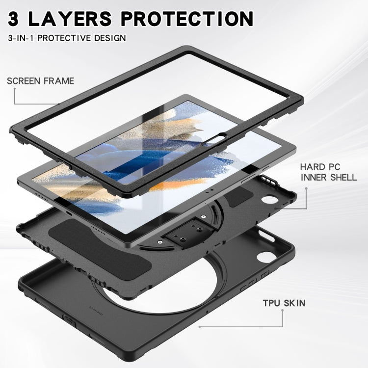 For Samsung Galaxy Tab A8 10.5 2021 Shockproof TPU + PC Tablet Case(Black) - Other Galaxy Tab PC by buy2fix | Online Shopping UK | buy2fix