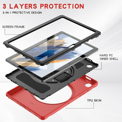 For Samsung Galaxy Tab A8 10.5 2021 Shockproof TPU + PC Tablet Case(Red) - Other Galaxy Tab PC by buy2fix | Online Shopping UK | buy2fix