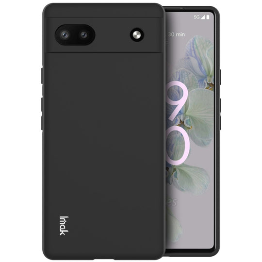 For Google Pixel 6a imak UC-3 Series Shockproof Frosted TPU Phone Case(Black)
