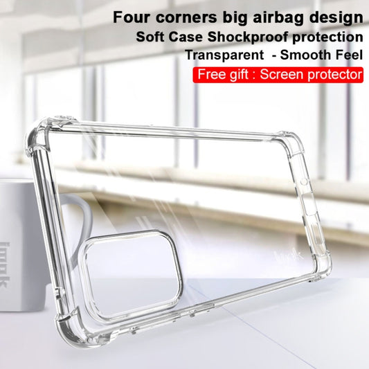 For Samsung Galaxy A73 imak Airbag TPU Case with Screen Protector(Transparent) by imak