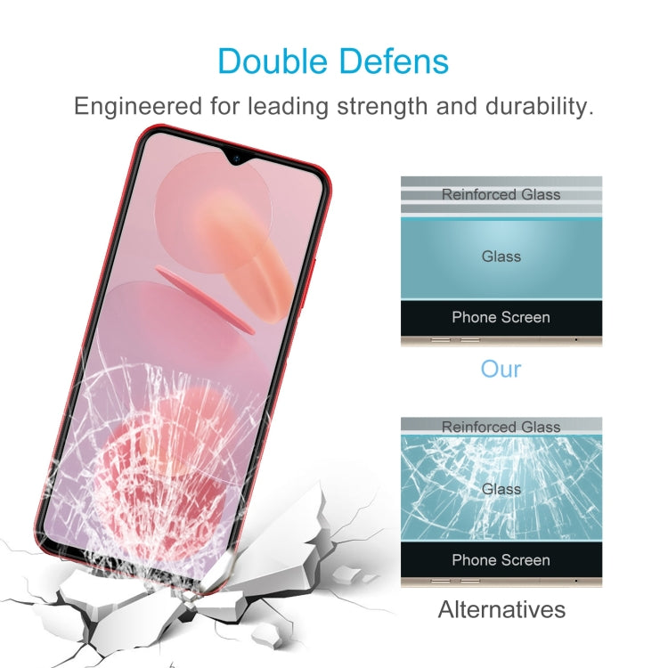 50 PCS 0.26mm 9H 2.5D Tempered Glass Film For Ulefone Note 12P by buy2fix