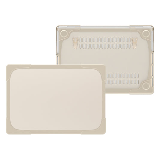 TPU + PC Two Color Laptop Protective Case For MacBook Pro 14.2 inch A2442 2021(Khaki) - MacBook Pro Cases by buy2fix | Online Shopping UK | buy2fix