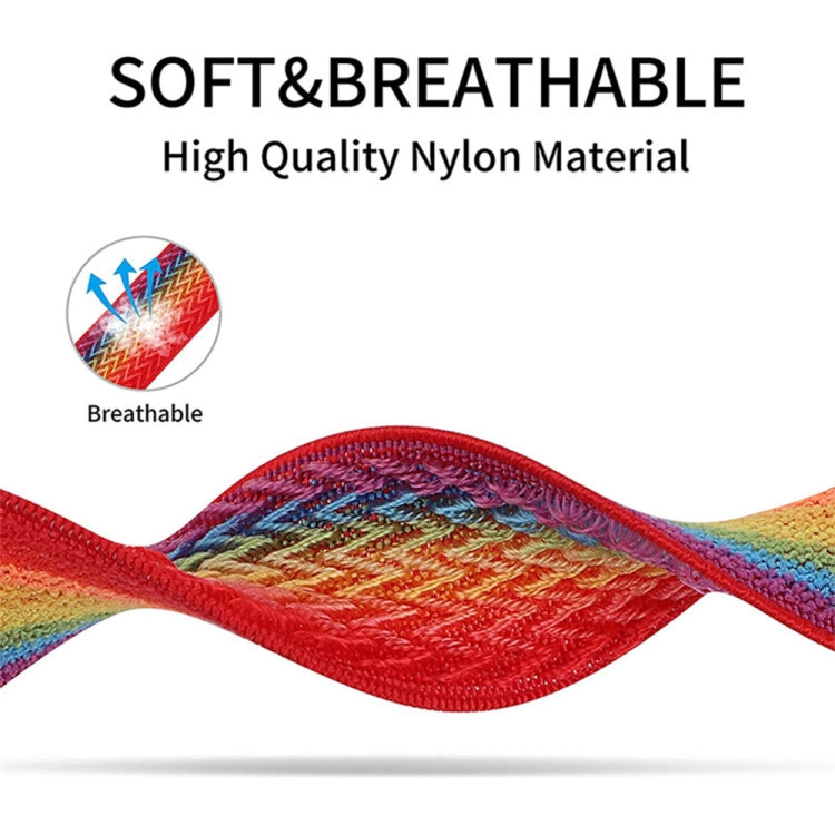 W Texture Nylon Strap For Apple Watch Ultra 49mm&Watch Ultra 2 49mm / Series 9&8&7 45mm / SE 3&SE 2&6&SE&5&4 44mm / 3&2&1 42mm(Seashell) by buy2fix