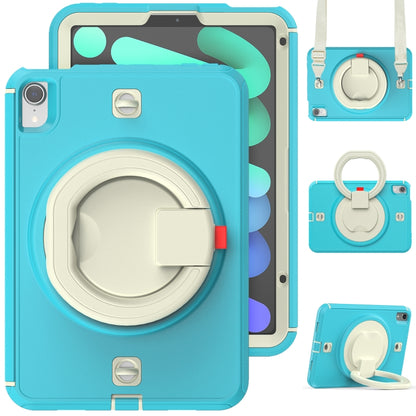 For iPad mini 6 / mini 2024 TPU Hybrid PC Tablet Case(Light Blue) - iPad mini 6 Cases by buy2fix | Online Shopping UK | buy2fix