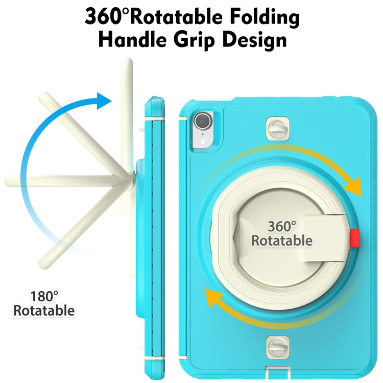 For iPad mini 6 / mini 2024 TPU Hybrid PC Tablet Case(Light Blue) - iPad mini 6 Cases by buy2fix | Online Shopping UK | buy2fix