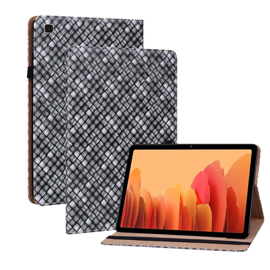 For Samsung Galaxy Tab A7 10.4 2020 Color Weave Smart Leather Tablet Case(Black) - Other Galaxy Tab PC by buy2fix | Online Shopping UK | buy2fix