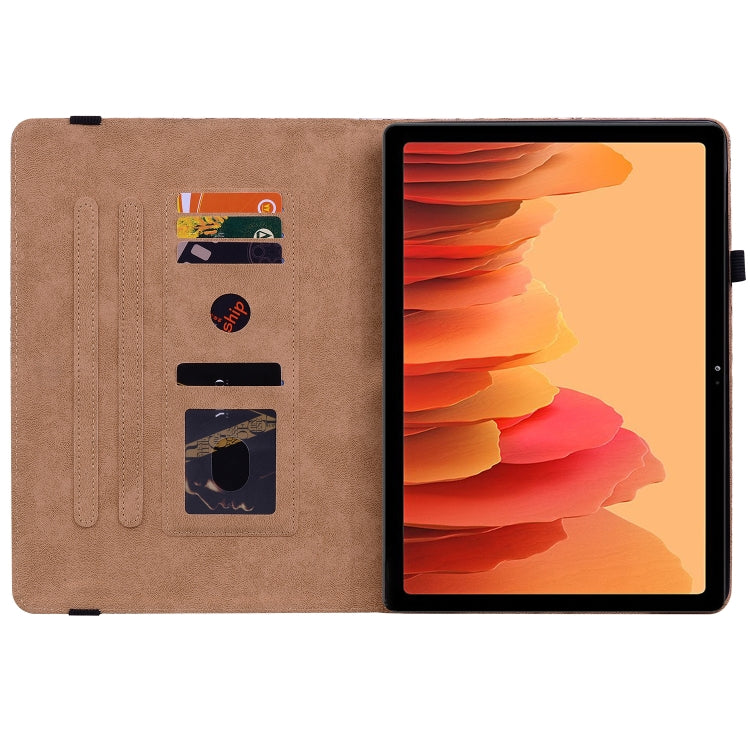 For Samsung Galaxy Tab A7 10.4 2020 Color Weave Smart Leather Tablet Case(Black) - Other Galaxy Tab PC by buy2fix | Online Shopping UK | buy2fix
