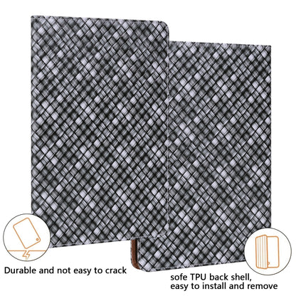 For Samsung Galaxy Tab A7 10.4 2020 Color Weave Smart Leather Tablet Case(Black) - Other Galaxy Tab PC by buy2fix | Online Shopping UK | buy2fix