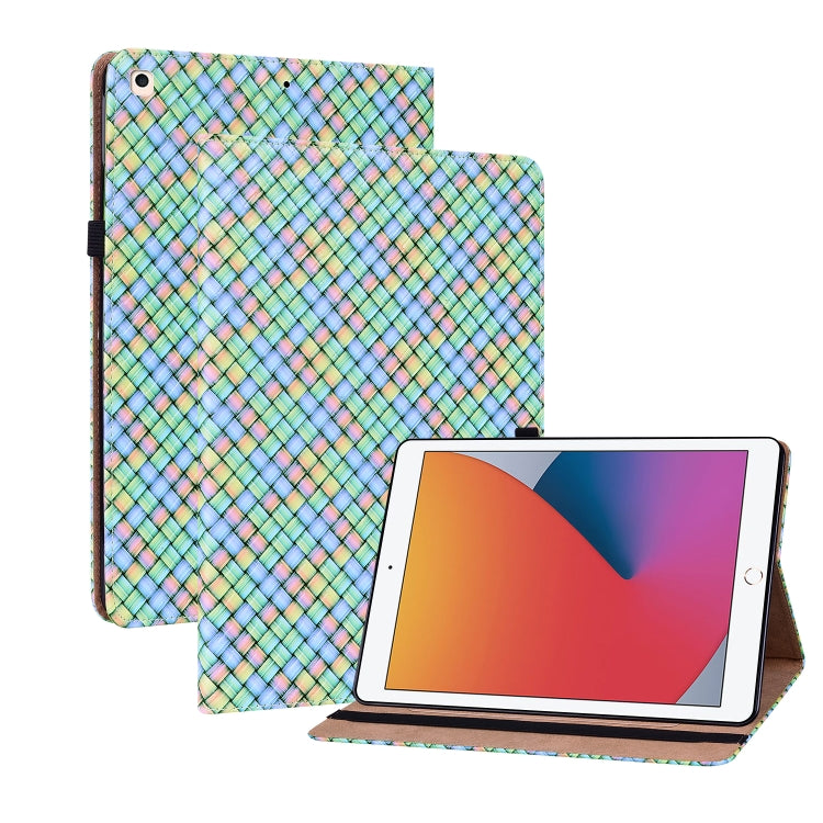 Color Weave Smart Leather Tablet Case For iPad 10.2 2019/Air 2019/10.5/10.2 2020/2021(Rainbow) - iPad Air (2022) / (2020) 10.9 Cases by buy2fix | Online Shopping UK | buy2fix