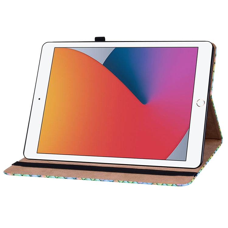 Color Weave Smart Leather Tablet Case For iPad 10.2 2019/Air 2019/10.5/10.2 2020/2021(Rainbow) - iPad Air (2022) / (2020) 10.9 Cases by buy2fix | Online Shopping UK | buy2fix