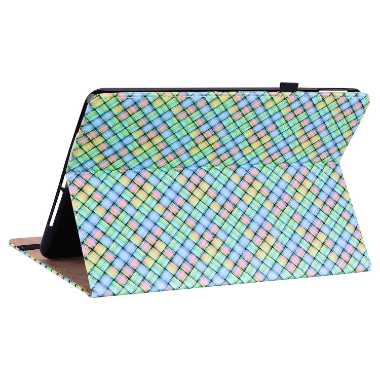 Color Weave Smart Leather Tablet Case For iPad 10.2 2019/Air 2019/10.5/10.2 2020/2021(Rainbow) - iPad Air (2022) / (2020) 10.9 Cases by buy2fix | Online Shopping UK | buy2fix