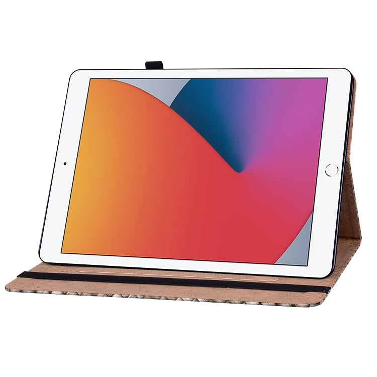 Color Weave Smart Leather Tablet Case For iPad 10.2 2019/Air 2019/10.5/10.2 2020/2021(Brown) - iPad Air (2022) / (2020) 10.9 Cases by buy2fix | Online Shopping UK | buy2fix