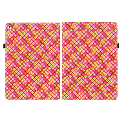 Color Weave Smart Leather Tablet Case For iPad 10.2 2019/Air 2019/10.5/10.2 2020/2021(Rose Red) - iPad Air (2022) / (2020) 10.9 Cases by buy2fix | Online Shopping UK | buy2fix