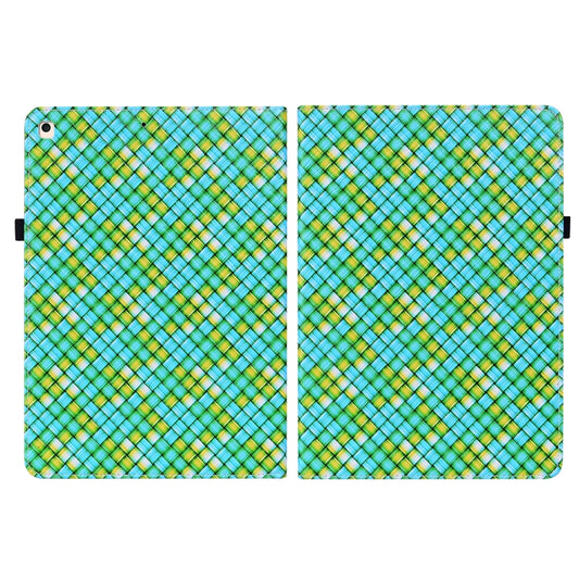 Color Weave Smart Leather Tablet Case For iPad 10.2 2019/Air 2019/10.5/10.2 2020/2021(Green) - iPad Air (2022) / (2020) 10.9 Cases by buy2fix | Online Shopping UK | buy2fix