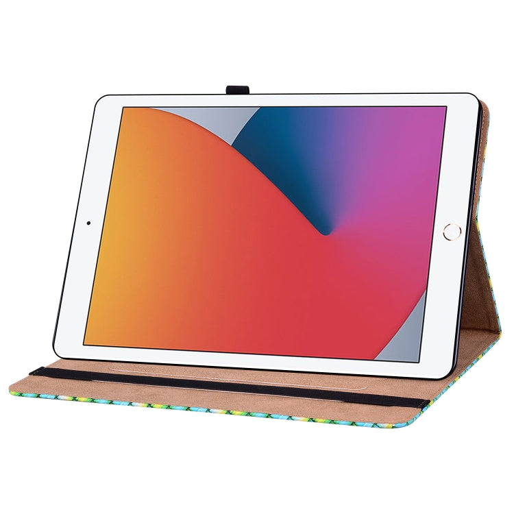 Color Weave Smart Leather Tablet Case For iPad 10.2 2019/Air 2019/10.5/10.2 2020/2021(Green) - iPad Air (2022) / (2020) 10.9 Cases by buy2fix | Online Shopping UK | buy2fix