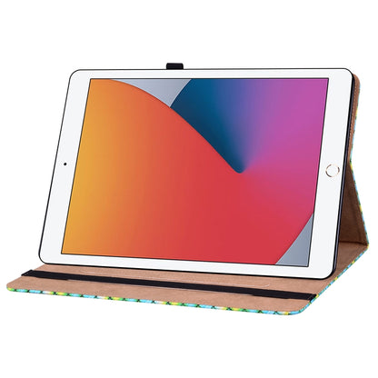 Color Weave Smart Leather Tablet Case For iPad 10.2 2019/Air 2019/10.5/10.2 2020/2021(Green) - iPad Air (2022) / (2020) 10.9 Cases by buy2fix | Online Shopping UK | buy2fix