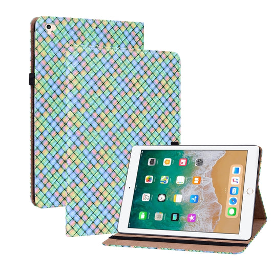 Color Weave Smart Leather Tablet Case For iPad Pro 9.7 2018 / 2017(Rainbow) - iPad 9.7 (2018) & (2017) Cases by buy2fix | Online Shopping UK | buy2fix