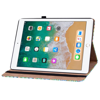 Color Weave Smart Leather Tablet Case For iPad Pro 9.7 2018 / 2017(Rainbow) - iPad 9.7 (2018) & (2017) Cases by buy2fix | Online Shopping UK | buy2fix