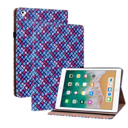 Color Weave Smart Leather Tablet Case For iPad Pro 9.7 2018 / 2017(Blue) - iPad 9.7 (2018) & (2017) Cases by buy2fix | Online Shopping UK | buy2fix