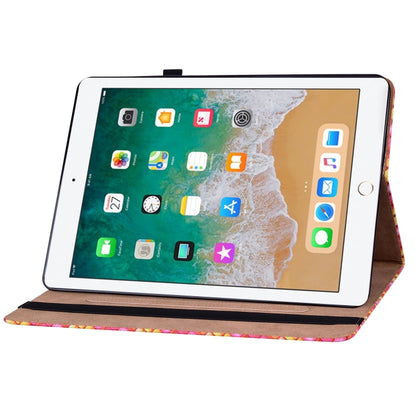 Color Weave Smart Leather Tablet Case For iPad Pro 9.7 2018 / 2017(Rose Red) - iPad 9.7 (2018) & (2017) Cases by buy2fix | Online Shopping UK | buy2fix