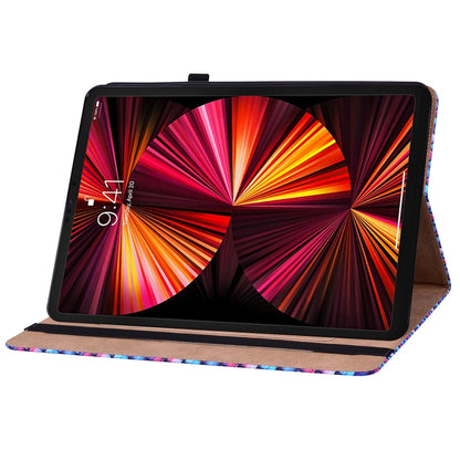 Color Weave Smart Leather Tablet Case For iPad Pro 11 2021 / 2020 / 2018 / Air 2020 10.9 (Blue) - iPad Pro 11 (2020) Cases by buy2fix | Online Shopping UK | buy2fix