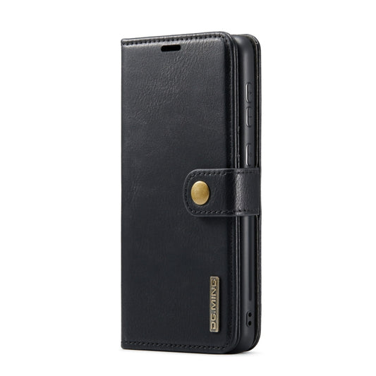 For Samsung Galaxy A33 5G DG.MING Crazy Horse Texture Detachable Magnetic Leather Phone Case(Black) - Galaxy Phone Cases by DG.MING | Online Shopping UK | buy2fix