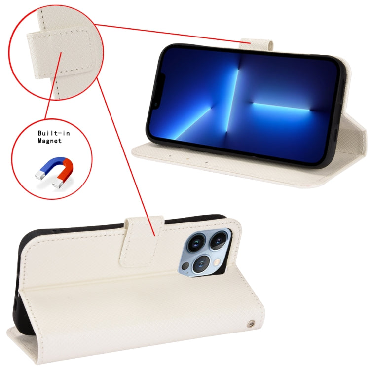 For Ulefone Armor X9 Diamond Texture Leather Phone Case(White) by buy2fix