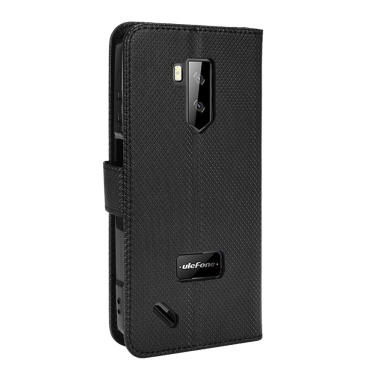 For Ulefone Armor X9 Diamond Texture Leather Phone Case(Black) by buy2fix