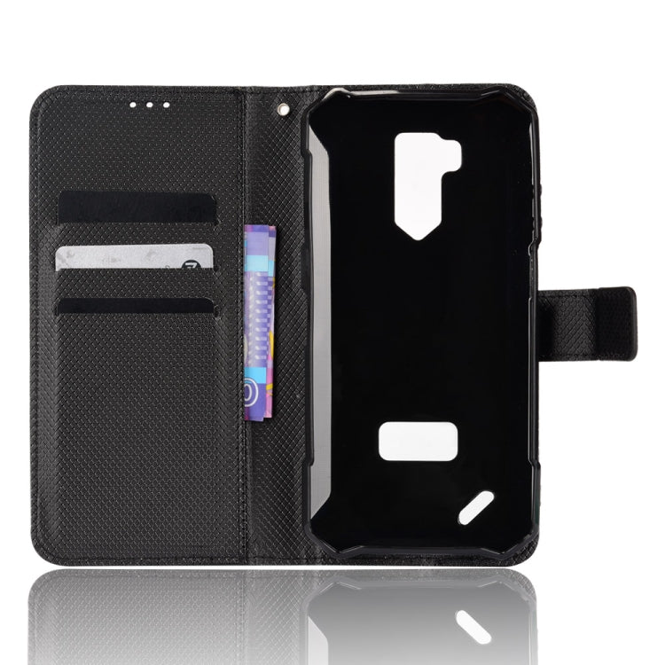 For Ulefone Armor X9 Diamond Texture Leather Phone Case(Black) by buy2fix