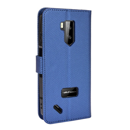 For Ulefone Armor X9 Diamond Texture Leather Phone Case(Blue) by buy2fix