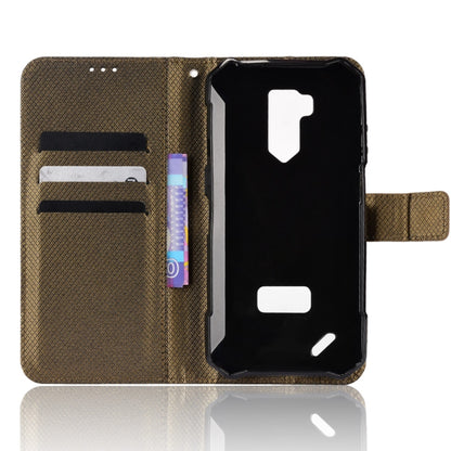 For Ulefone Armor X9 Diamond Texture Leather Phone Case(Brown) by buy2fix