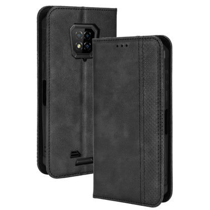 For Ulefone Armor 8 Magnetic Buckle Retro Texture Leather Phone Case(Black) by buy2fix