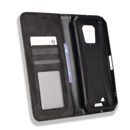 For Ulefone Armor 8 Magnetic Buckle Retro Texture Leather Phone Case(Black) by buy2fix