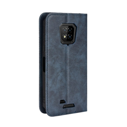 For Ulefone Armor 8 Magnetic Buckle Retro Texture Leather Phone Case(Blue) by buy2fix