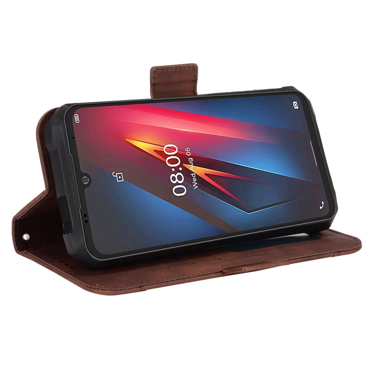 For Ulefone Armor 8 Skin Feel Calf Pattern Leather Phone Case(Brown) by buy2fix