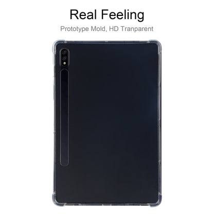 For Samsung Galaxy Tab S8 Ultra 14.6 inch 0.75mm Four-corner Shockproof Transparent TPU Tablet Case by buy2fix