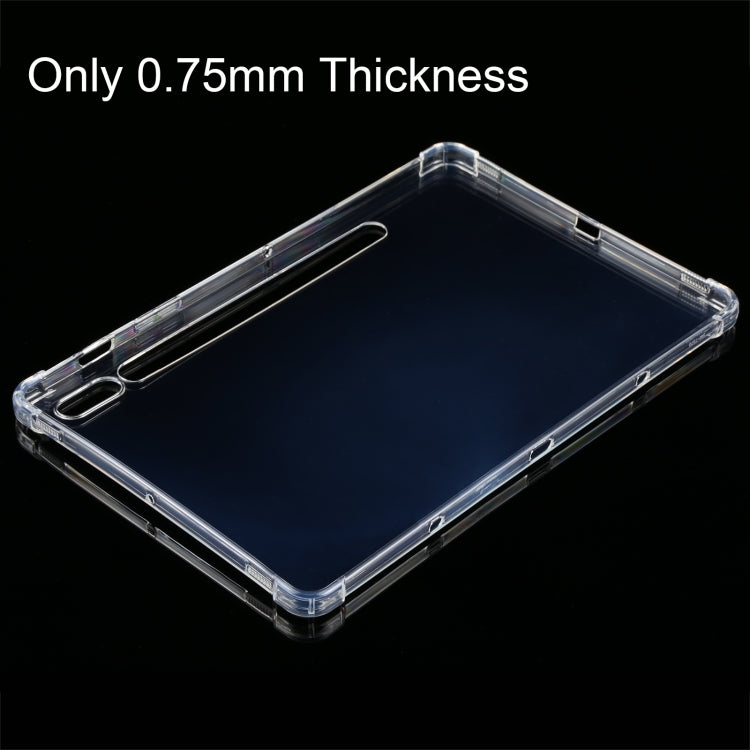 For Samsung Galaxy Tab S8 Ultra 14.6 inch 0.75mm Four-corner Shockproof Transparent TPU Tablet Case by buy2fix