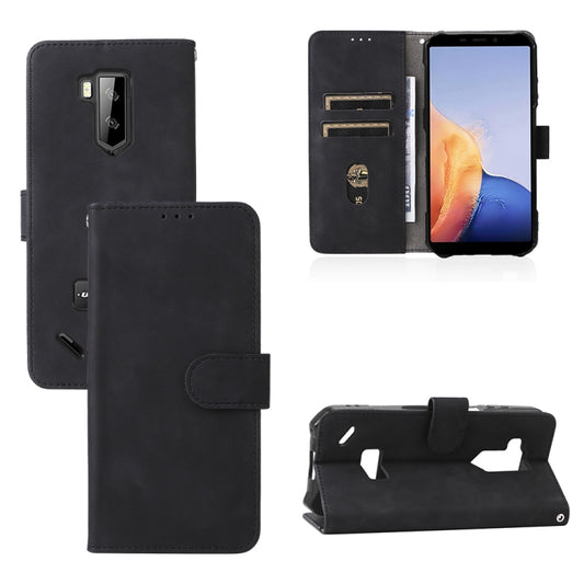 For Ulefone Armor X9 Skin Feel Magnetic Buckle Calf Texture PU Phone Case(Black) by buy2fix