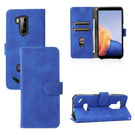 For Ulefone Armor X9 Skin Feel Magnetic Buckle Calf Texture PU Phone Case(Blue) by buy2fix