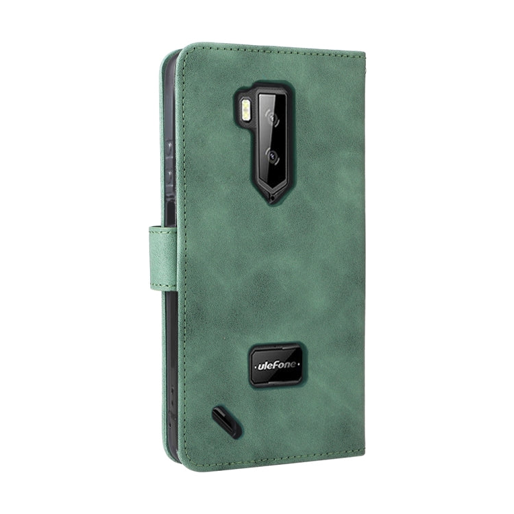 For Ulefone Armor X9 Skin Feel Magnetic Buckle Calf Texture PU Phone Case(Green) by buy2fix