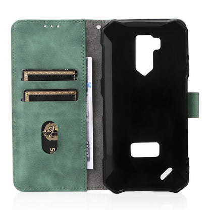 For Ulefone Armor X9 Skin Feel Magnetic Buckle Calf Texture PU Phone Case(Green) by buy2fix