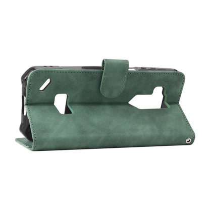 For Ulefone Armor X9 Skin Feel Magnetic Buckle Calf Texture PU Phone Case(Green) by buy2fix