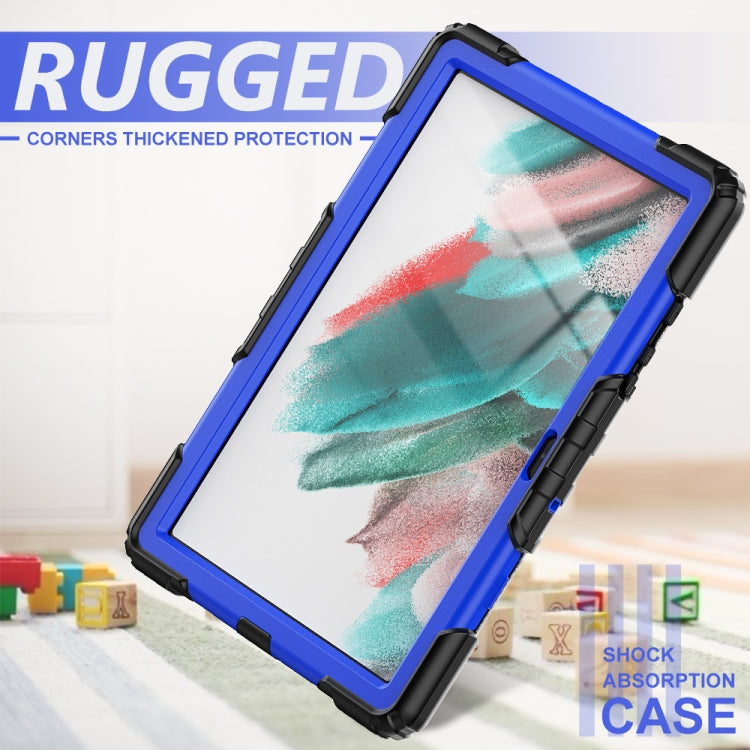 For Samsung Galaxy Tab A8 10.5 2021 X200 / X205 Silicone + PC Tablet Case(Blue + Black) - Other Galaxy Tab PC by buy2fix | Online Shopping UK | buy2fix