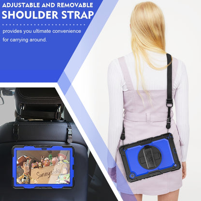 For Samsung Galaxy Tab A8 10.5 2021 X200 / X205 Silicone + PC Tablet Case(Blue + Black) - Other Galaxy Tab PC by buy2fix | Online Shopping UK | buy2fix