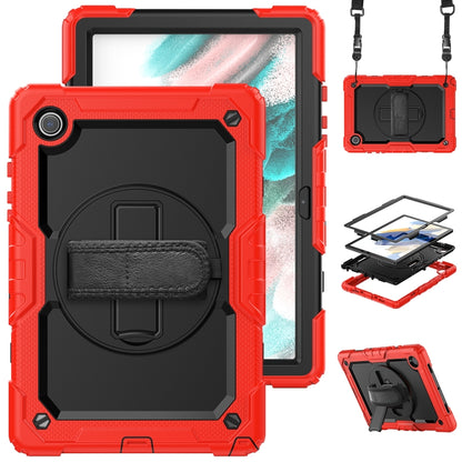 For Samsung Galaxy Tab A8 10.5 2021 X200 / X205 Silicone + PC Tablet Case(Black + Red) - Other Galaxy Tab PC by buy2fix | Online Shopping UK | buy2fix