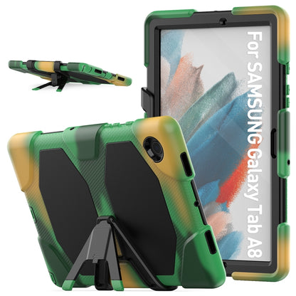 For Samsung Galaxy Tab A8 10.5 2021 X200 / X205 Colorful Silicon + PC Tablet Case(Camouflage) - Other Galaxy Tab PC by buy2fix | Online Shopping UK | buy2fix