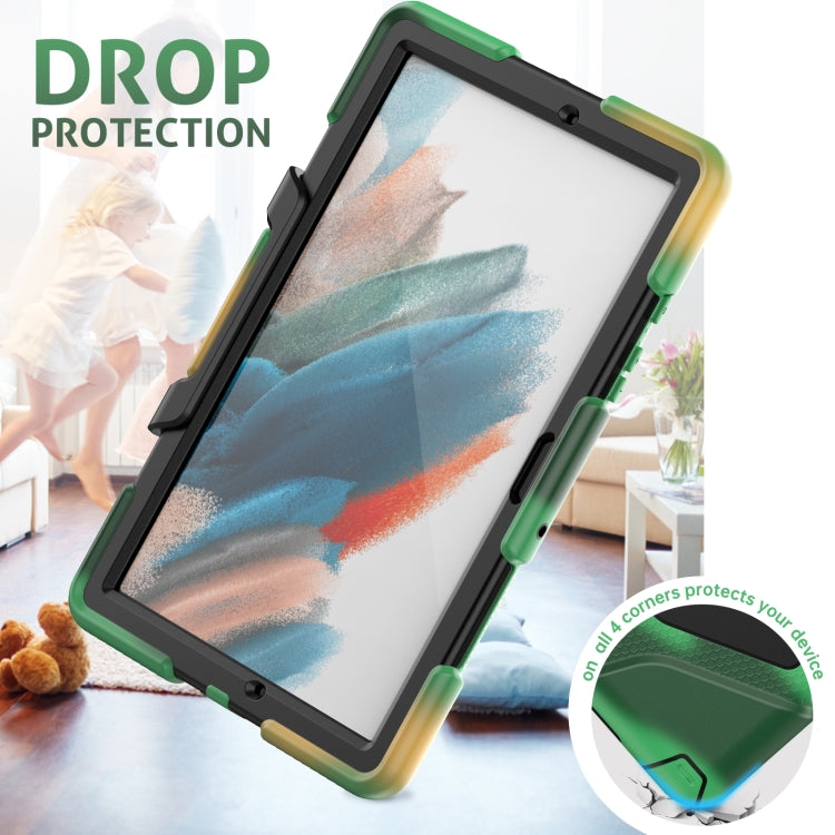 For Samsung Galaxy Tab A8 10.5 2021 X200 / X205 Colorful Silicon + PC Tablet Case(Camouflage) - Other Galaxy Tab PC by buy2fix | Online Shopping UK | buy2fix