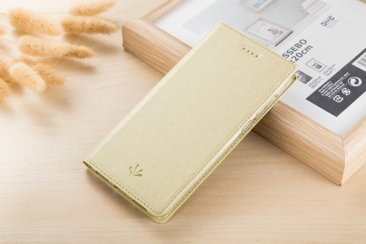For Galaxy A71 ViLi Magnet Horizontal Flip Shockproof TPU + PU Leather Protective Case  Card Slot & Holder(Champaign Gold) - Galaxy Phone Cases by ViLi | Online Shopping UK | buy2fix